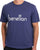 Benetton Large Chest Logo T Shirt Navy