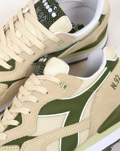Diadora N92 Advance Trainerschuhe, Creme-Olive