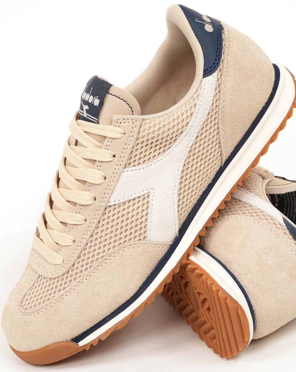 Diadora Cross Mesh Trainers Pergament