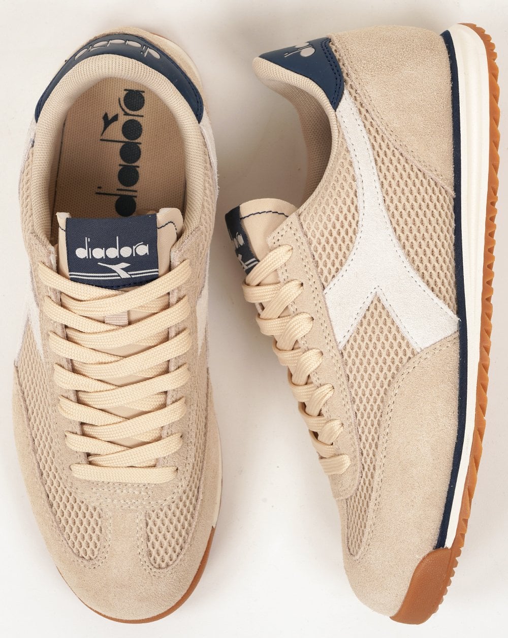 Diadora Cross Mesh Trainers Pergament