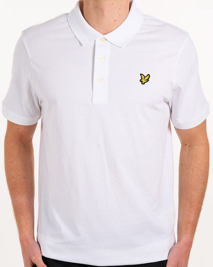 Lyle & Scott Jersey-Poloshirt, Weiß