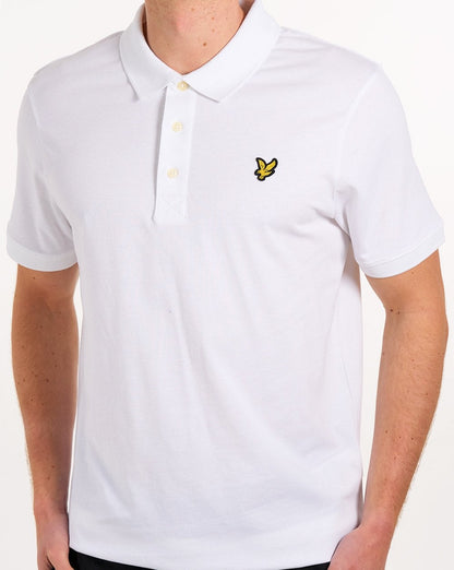 Lyle & Scott Jersey-Poloshirt, Weiß