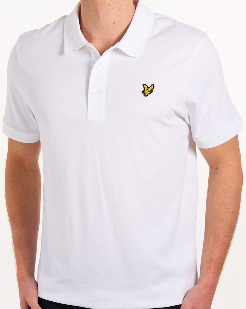 Lyle & Scott Jersey-Poloshirt, Weiß