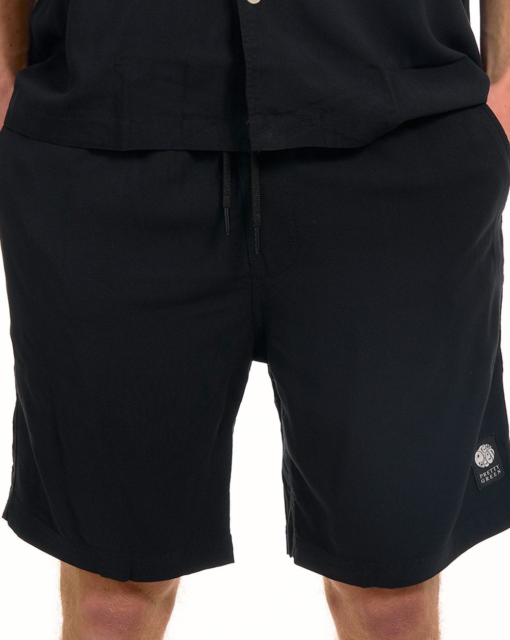 Hübsche grüne Islington-Shorts, schwarz