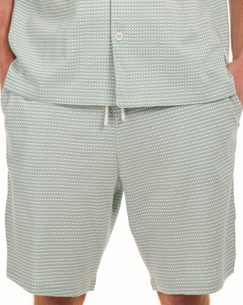 Ben Sherman Tri Colour Textured Short Mint