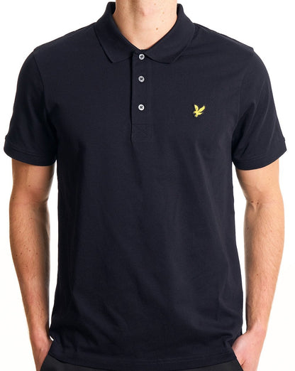 Lyle & Scott Jersey-Poloshirt, Dunkelblau