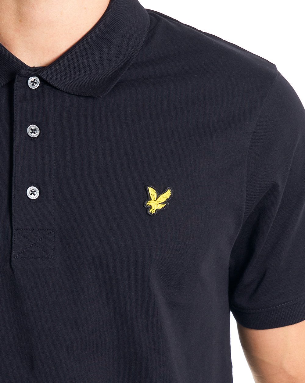 Lyle & Scott Jersey-Poloshirt, Dunkelblau