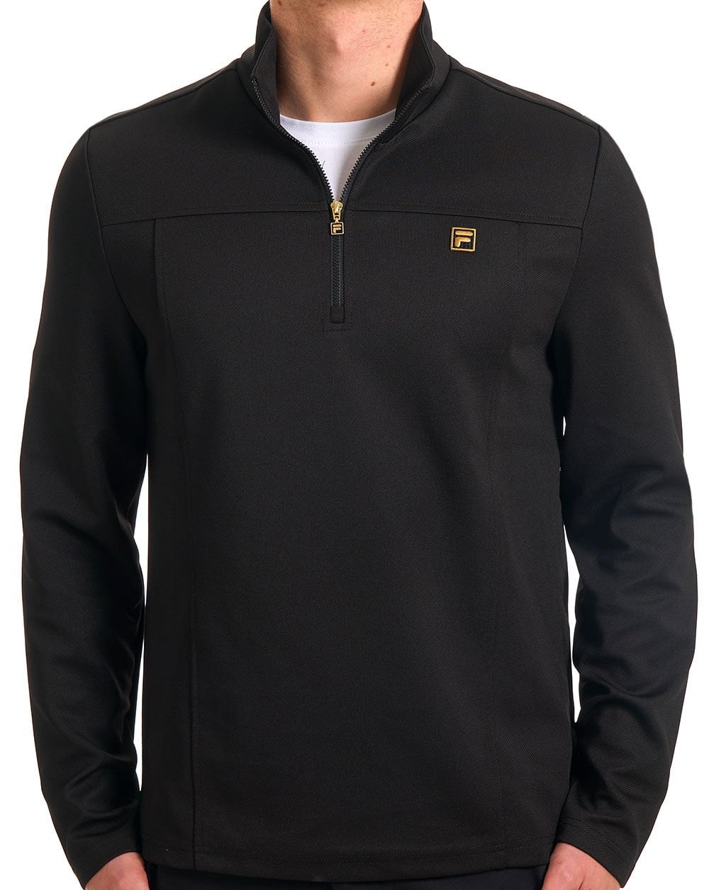 Fila Gold Hogan 1/4 Zip Top Schwarz