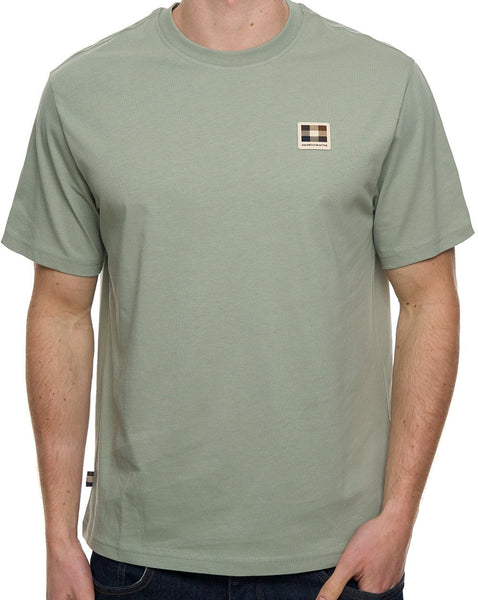 Aquascutum Badge T Shirt Salvia