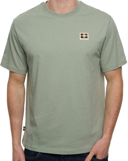 Aquascutum-Badge-T-Shirt Salvia
