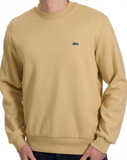 Lacoste Sweatshirt aus gebürsteter Baumwolle, Sand