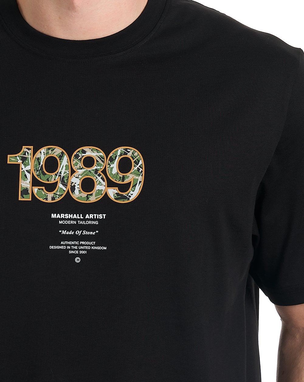 Marshall Artist Made Of Stone T-Shirt Schwarz