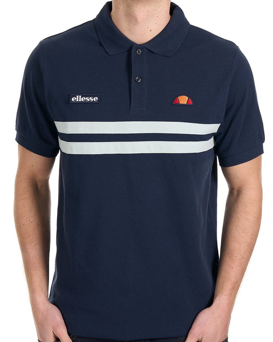 Ellesse Rimini Poloshirt Marineblau/Hellblau