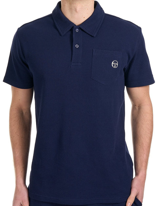 Sergio Tacchini Pitch Pocket Polo Marineblau
