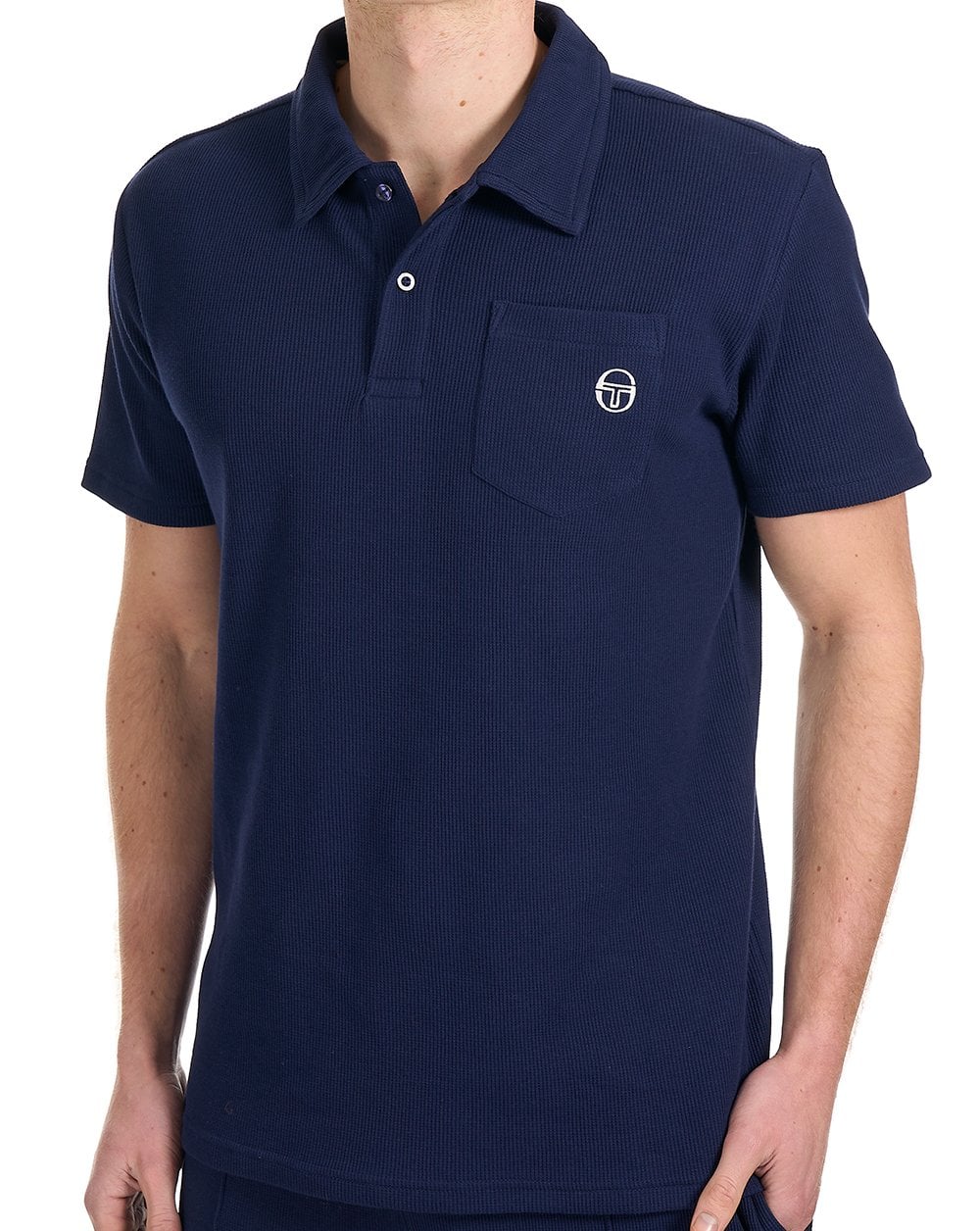 Sergio Tacchini Pitch Pocket Polo Marineblau