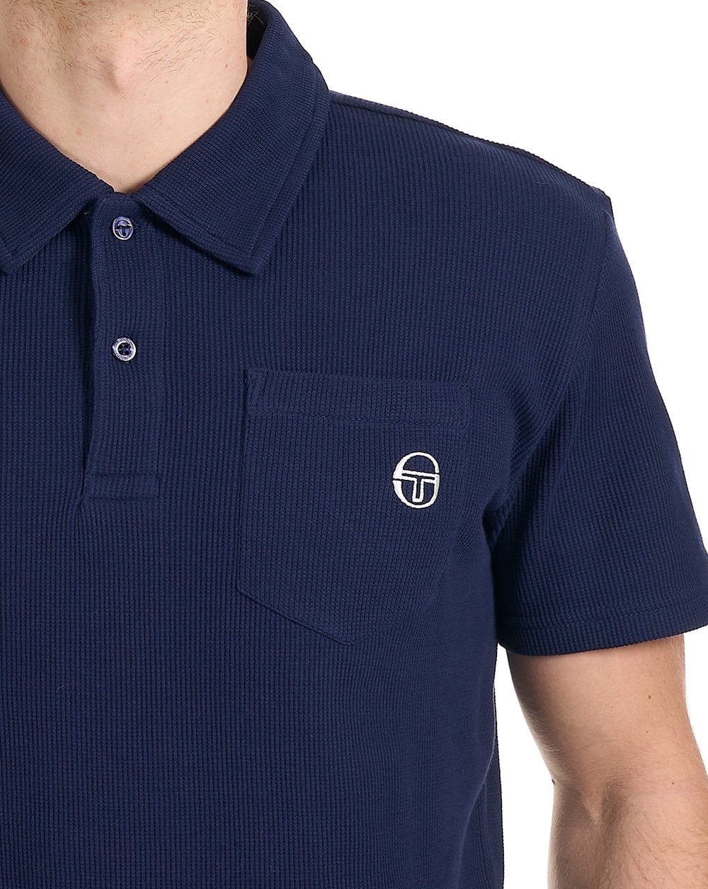 Sergio Tacchini Pitch Pocket Polo Marineblau