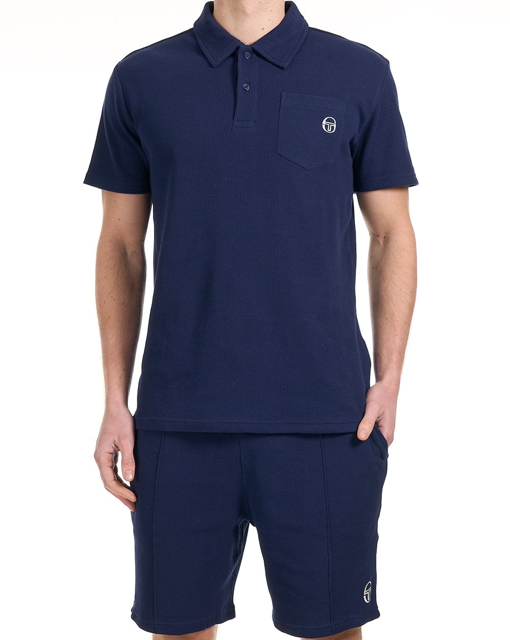 Sergio Tacchini Pitch Pocket Polo Marineblau