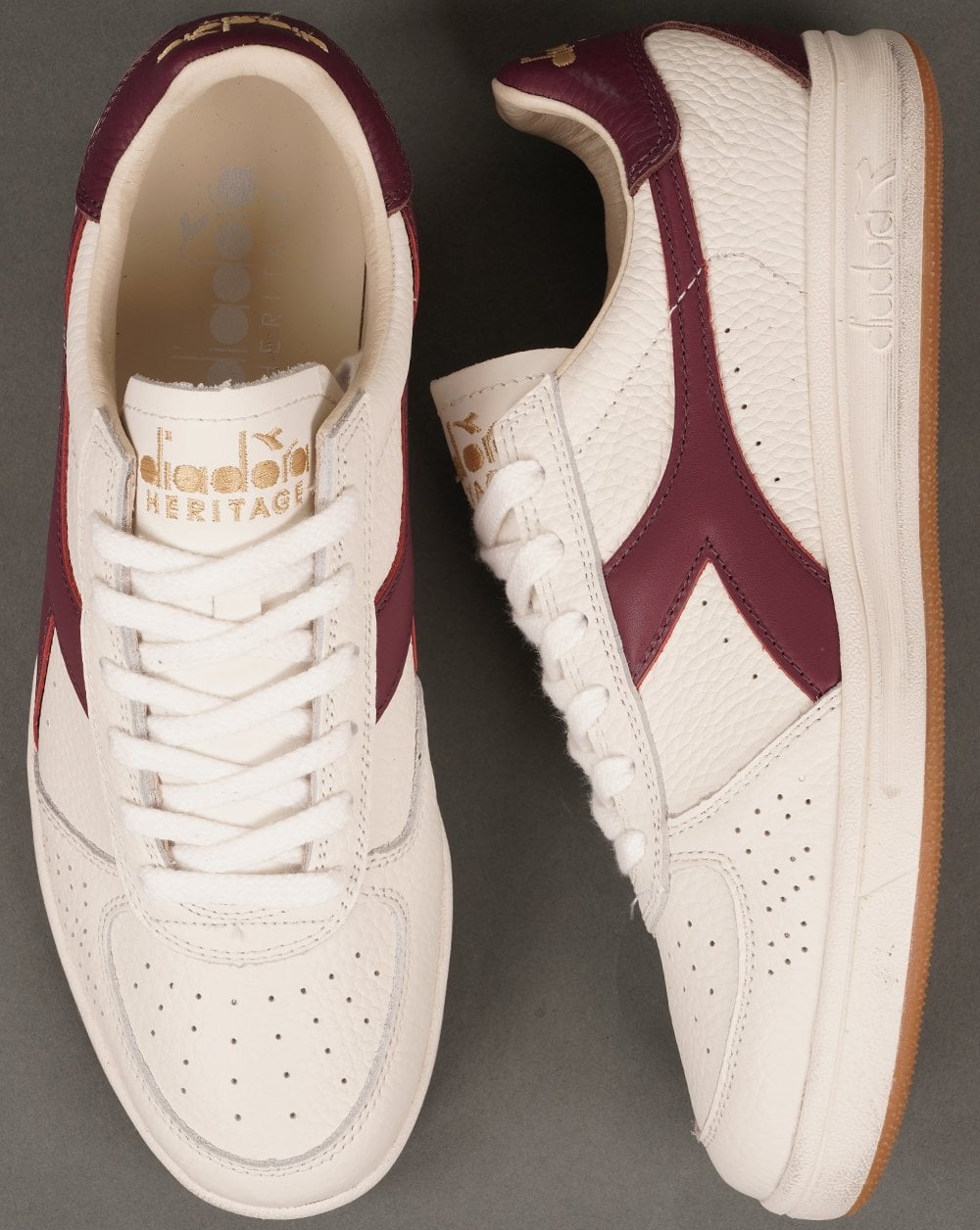 Diadora B Elite Domino Sneaker Weiß/Advent Violett