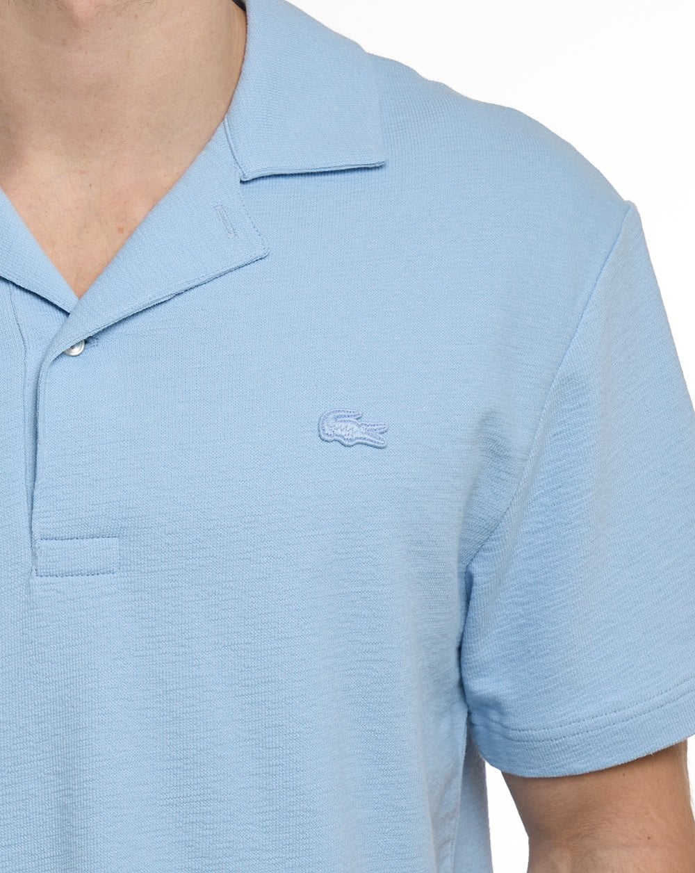 Lacoste Poloshirt mit Reverskragen, Chambray-Blau