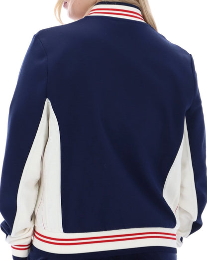 Fila Vintage Silvana Trainingsjacke Marineblau/Gardenia/Rot
