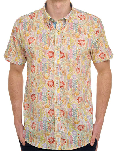 Gabicci Vintage Harvey Kurzarmhemd mit Muster, mehrfarbig