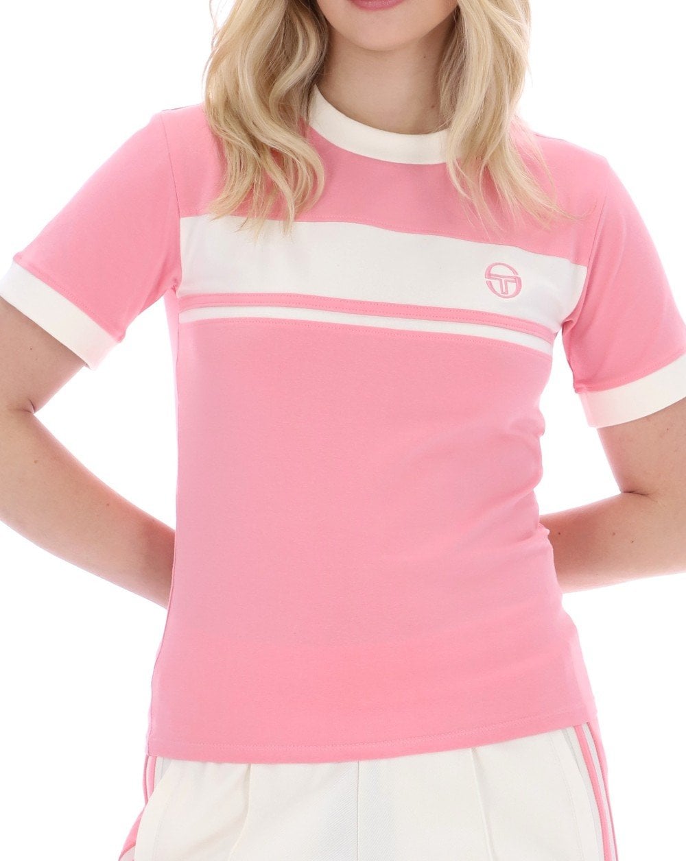Sergio Tacchini Miss Masters T-Shirt Pink/Gardenia