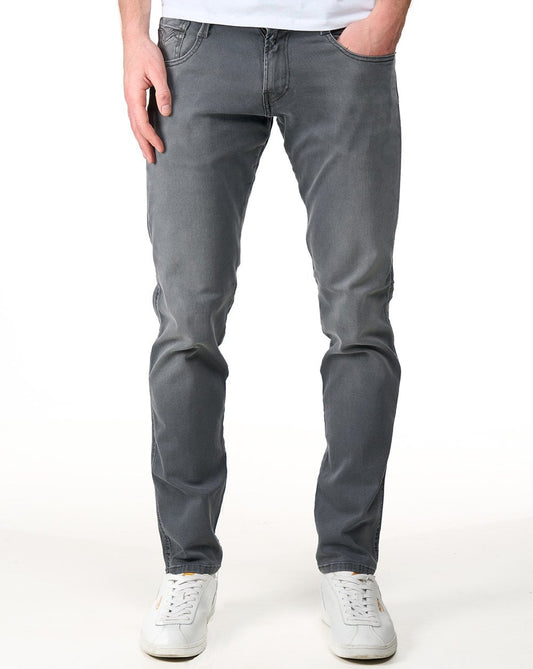Replay Power Stretch Anbass Slim Fit Jeans, mittelgrau