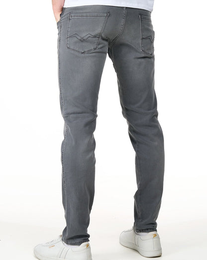 Replay Power Stretch Anbass Slim Fit Jeans, mittelgrau