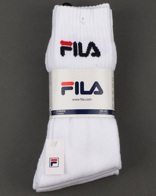 Fila Vintage 3er-Pack Tennissocken in Weiß