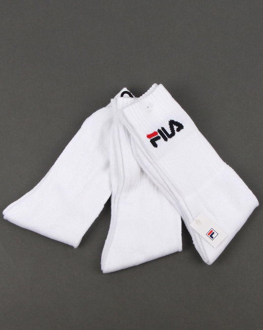 Fila Vintage 3er-Pack Tennissocken in Weiß