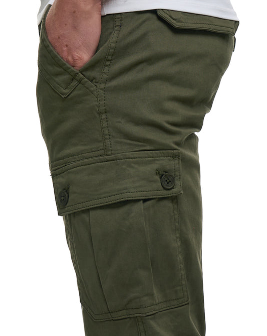 80S Casual Classics 80s Casual Classics Albion Cargo Pants Olive Green