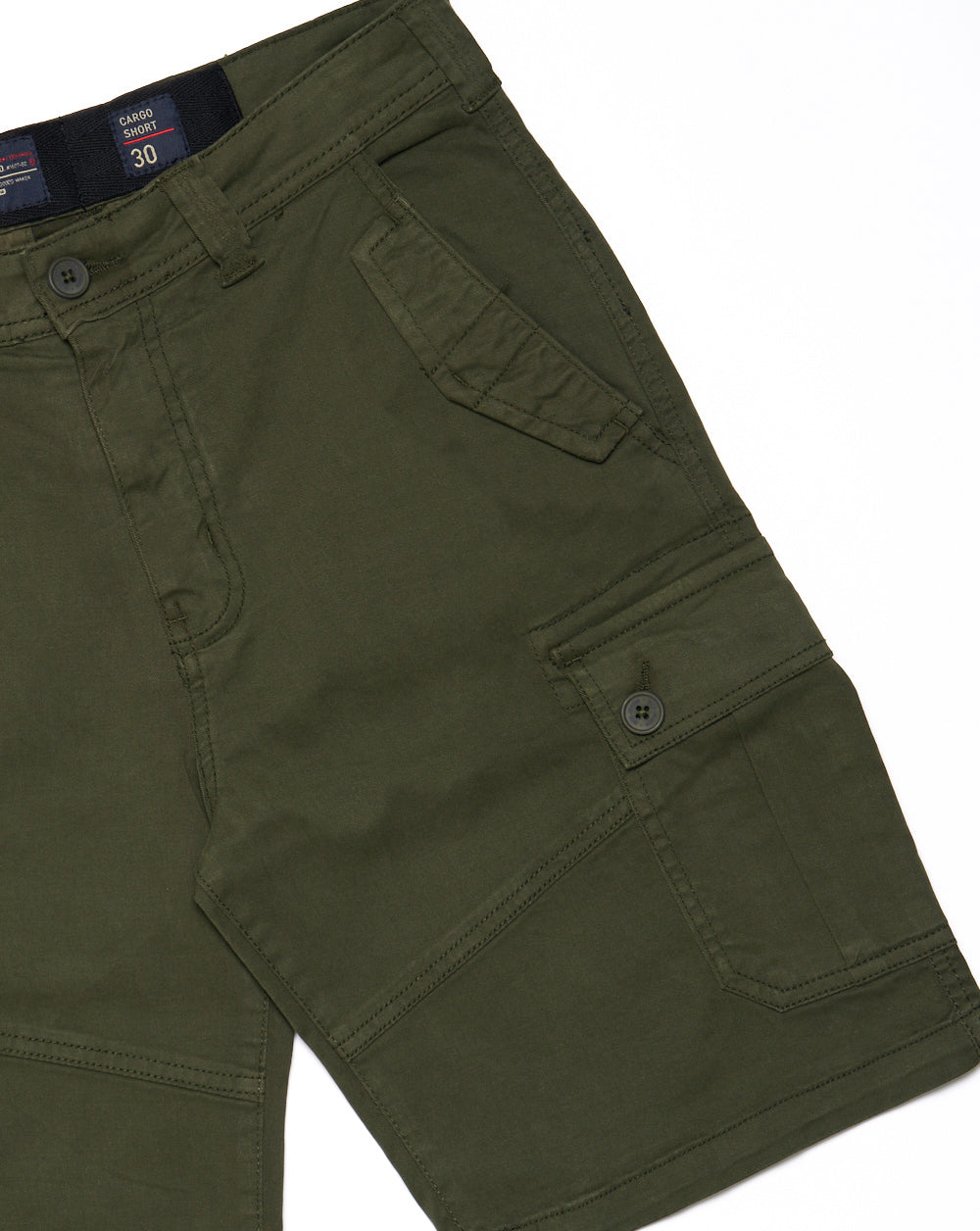 80s Casual Classics Benson Cargo Shorts Olive Green