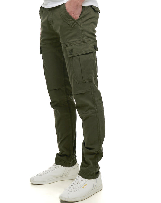 80S Casual Classics 80s Casual Classics Albion Cargo Pants Olive Green
