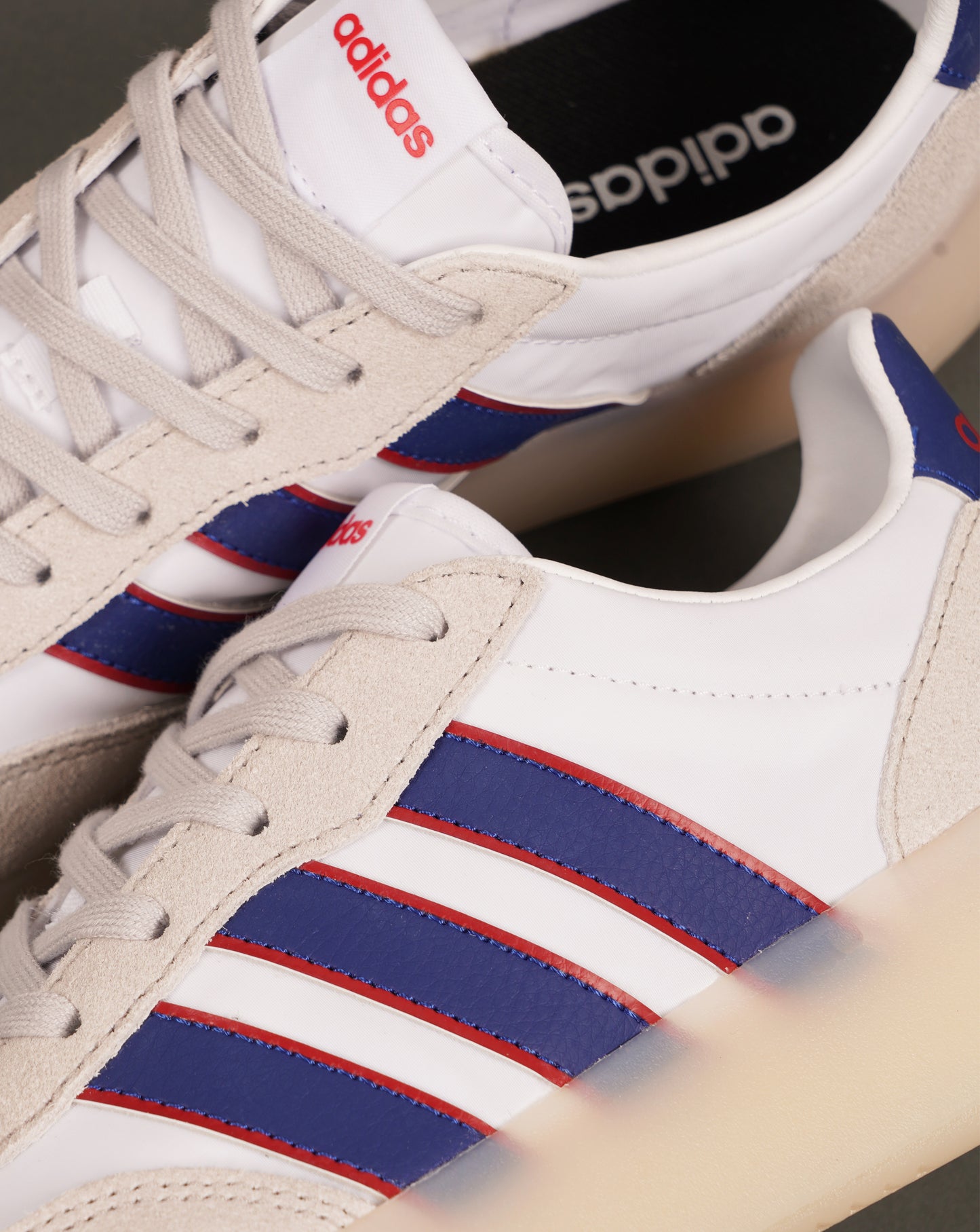 Adidas Barreda Decode Trainers White/Mystery Ink/Ruby