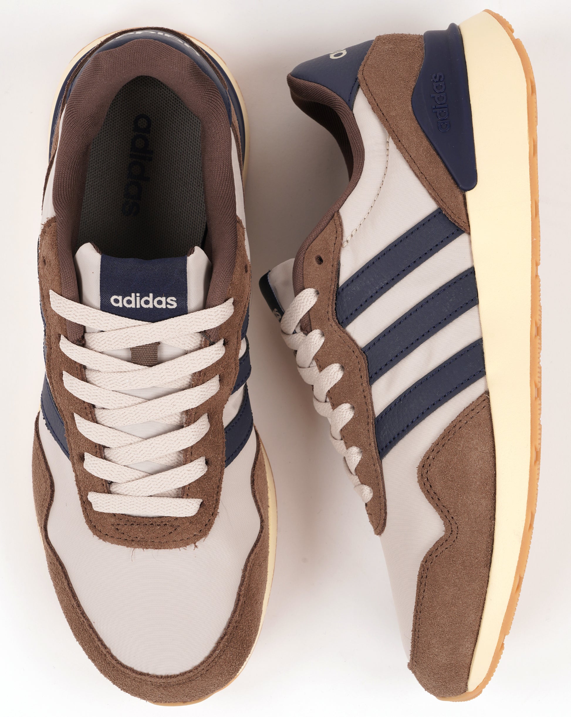 Adidas Run 60s 4.0 Trainers Wonder Alumina/Navy/Earth