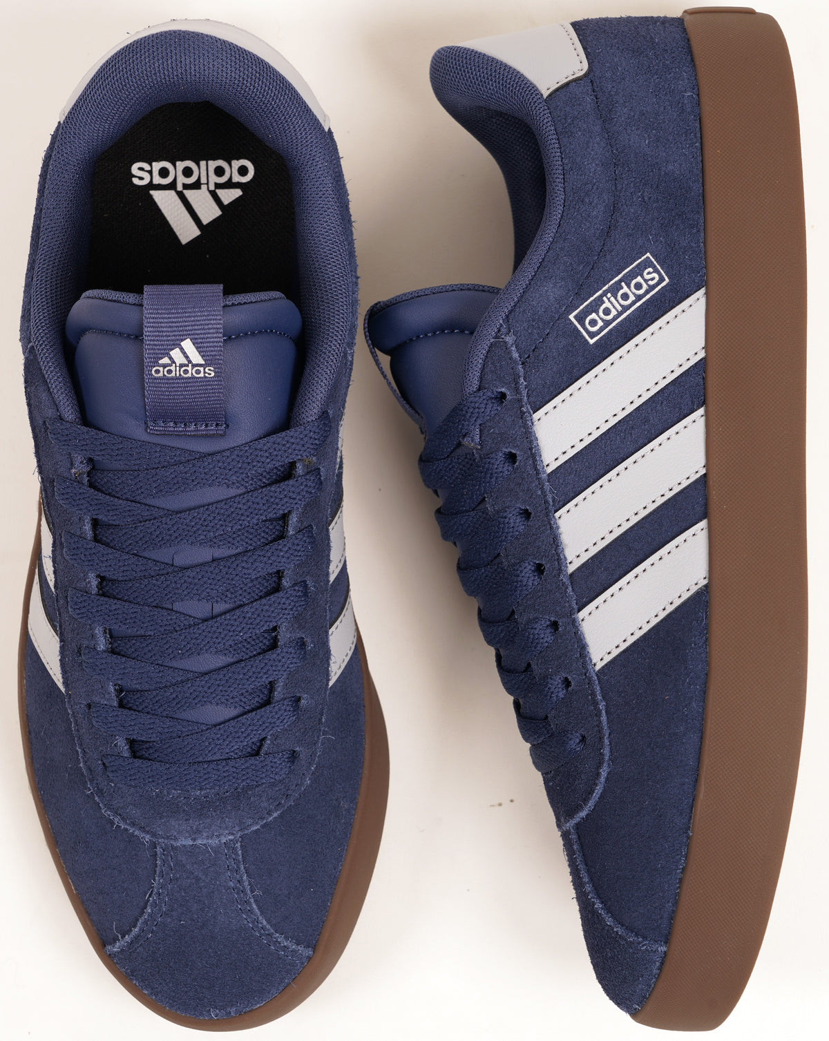 Adidas VL Court 3.0 Trainers Navy Purple Silver