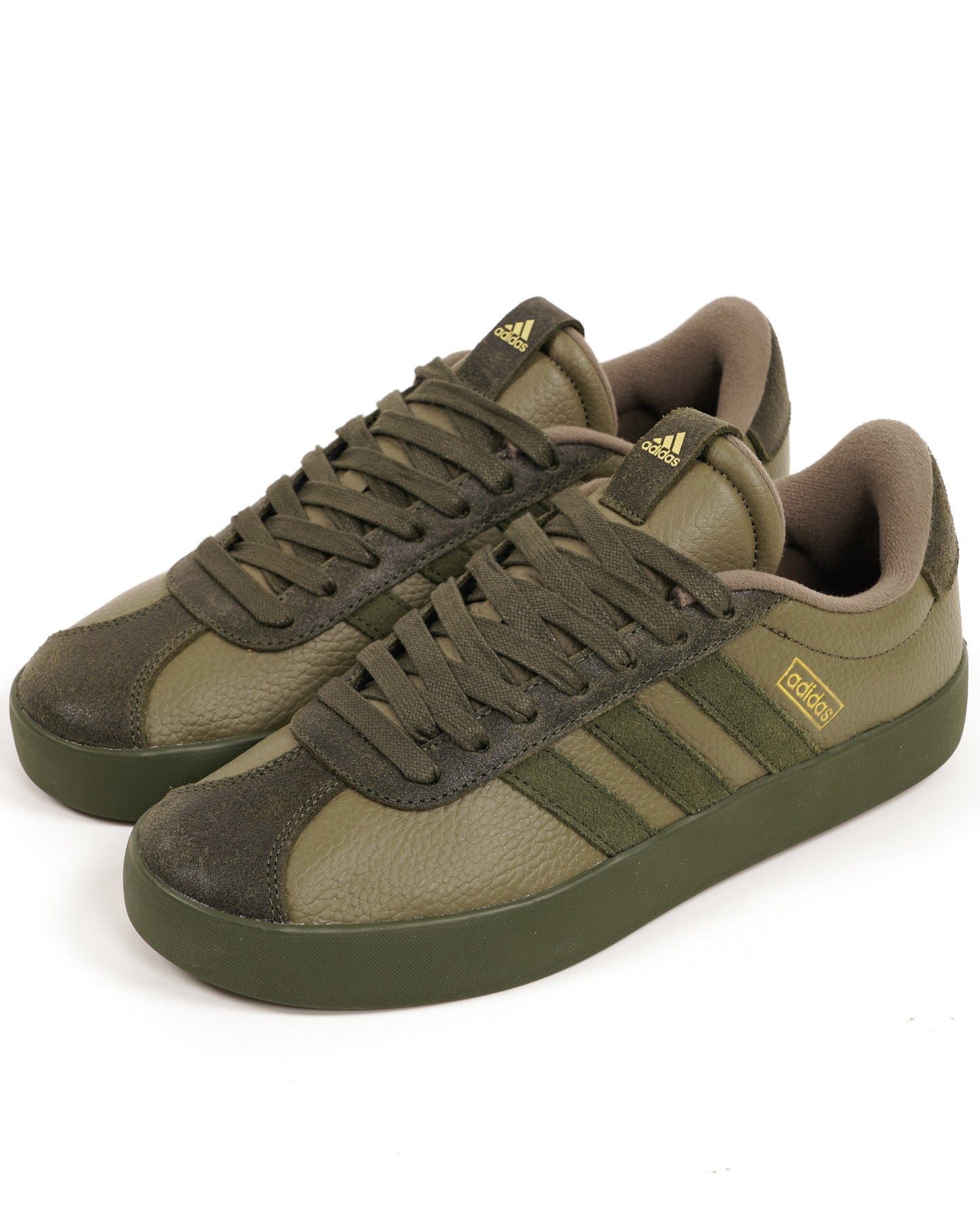Adidas VL Court 3.0 Trainers Olive/Night Cargo