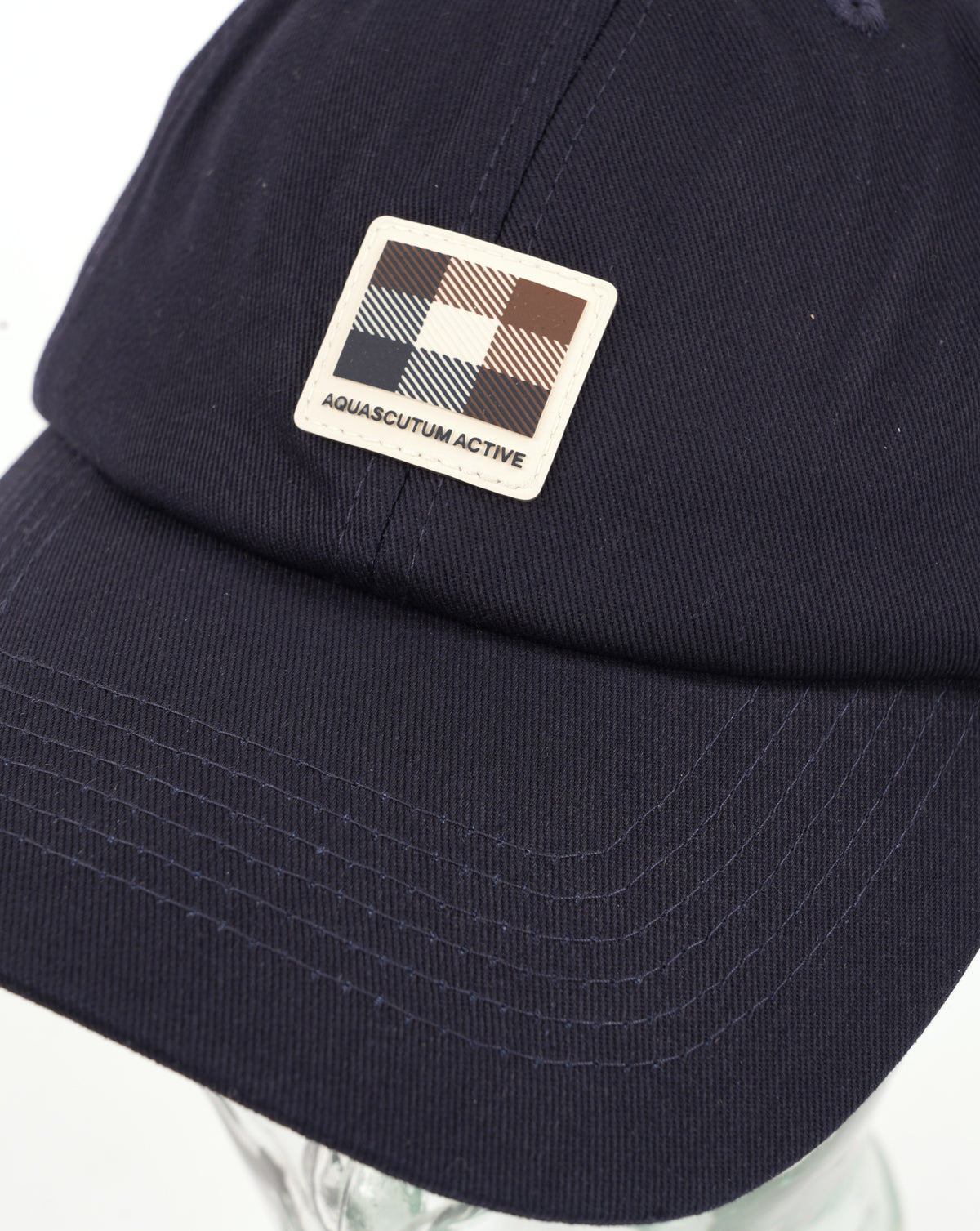 Aquascutum Badge Baseball Cap Navy