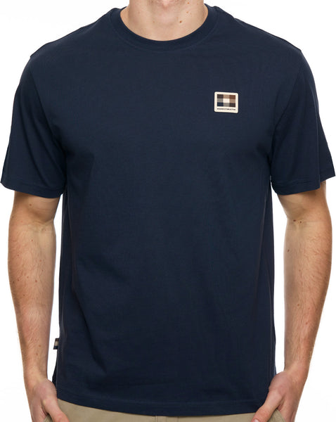 Aquascutum Badge T-Shirt Marineblau