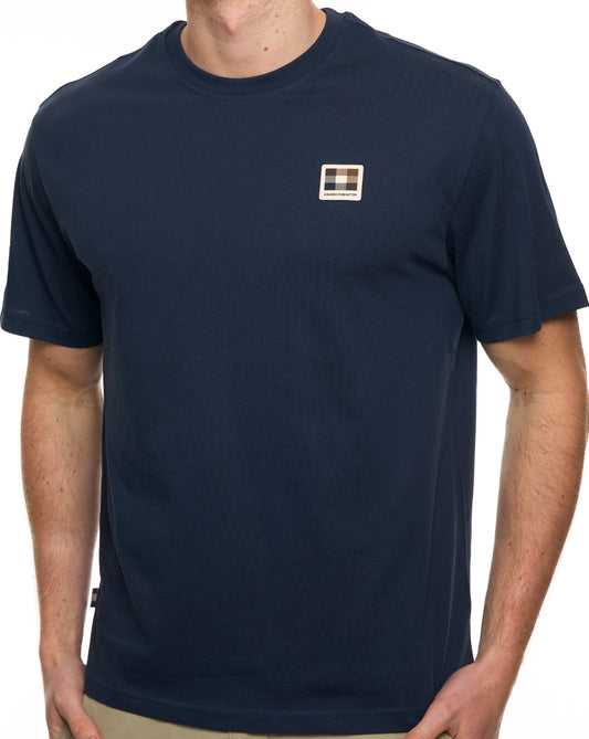 Aquascutum Aquascutum Badge T-Shirt Marineblau