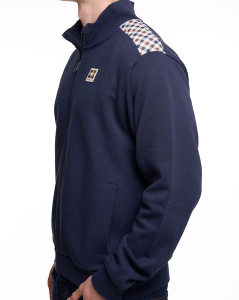 Aquascutum Lamina FZ Sweatshirt Navy