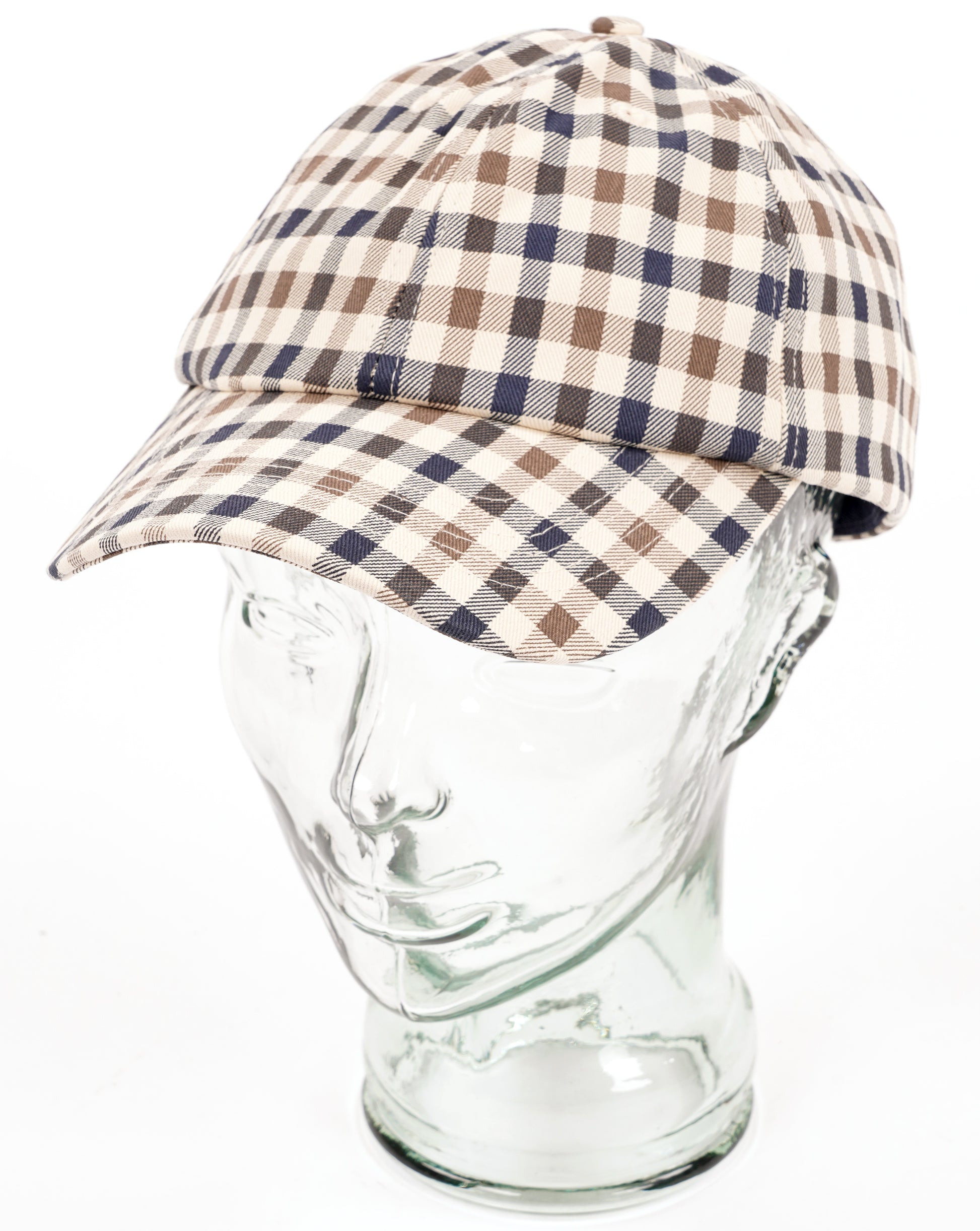 Aquascutum Logo Check Cap Club Check