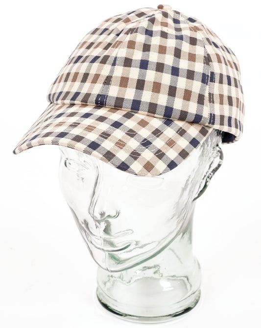 Aquascutum Aquascutum Logo Check Cap Club Check