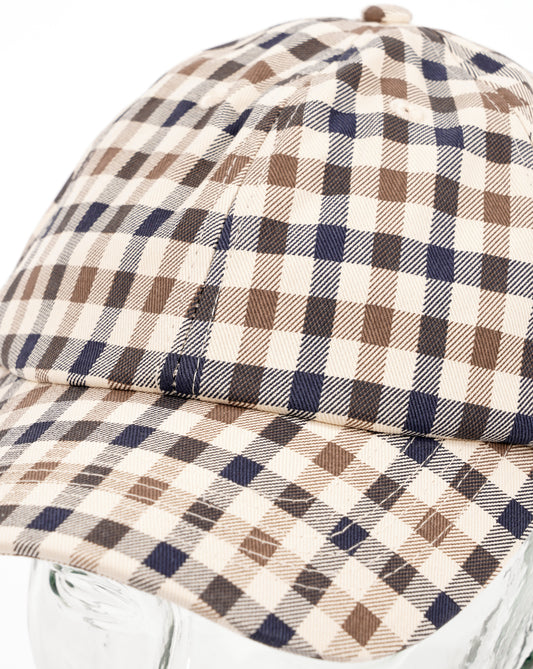 Aquascutum Aquascutum Logo Check Cap Club Check