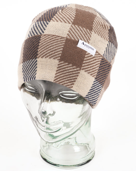 Aquascutum Aquascutum Macro Beanie Club Check