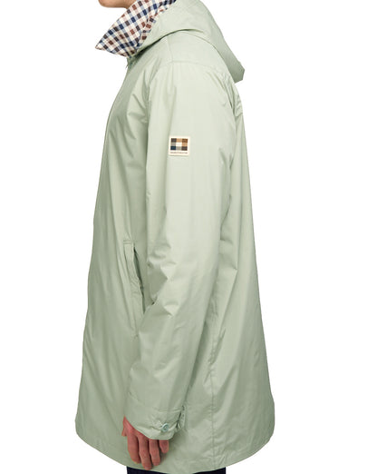 Aquascutum RLG Badge Packable Trench Light Green