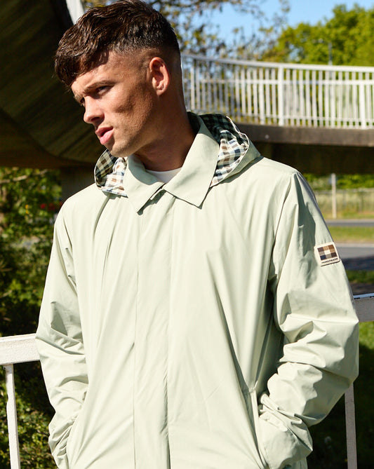 Aquascutum Aquascutum RLG Badge Packable Trench Light Green