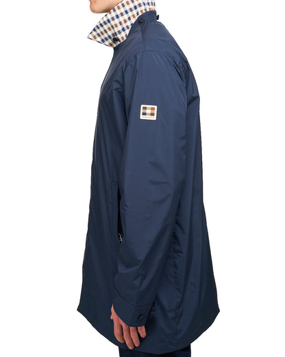 Aquascutum RLG Badge Packable Trench Navy