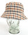 Aquascutum Reversible Cotton Bucket Hat Navy/Club Check