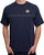 Aquascutum Club Check Piping T-Shirt Navy